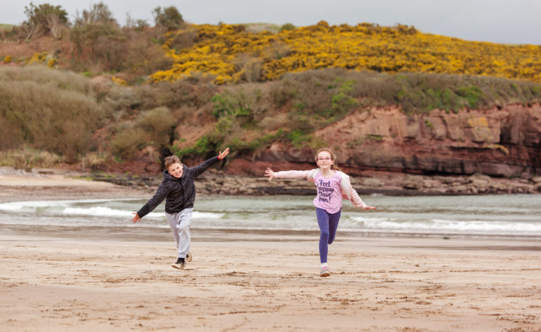 Playing on the Beach at Dunmore East